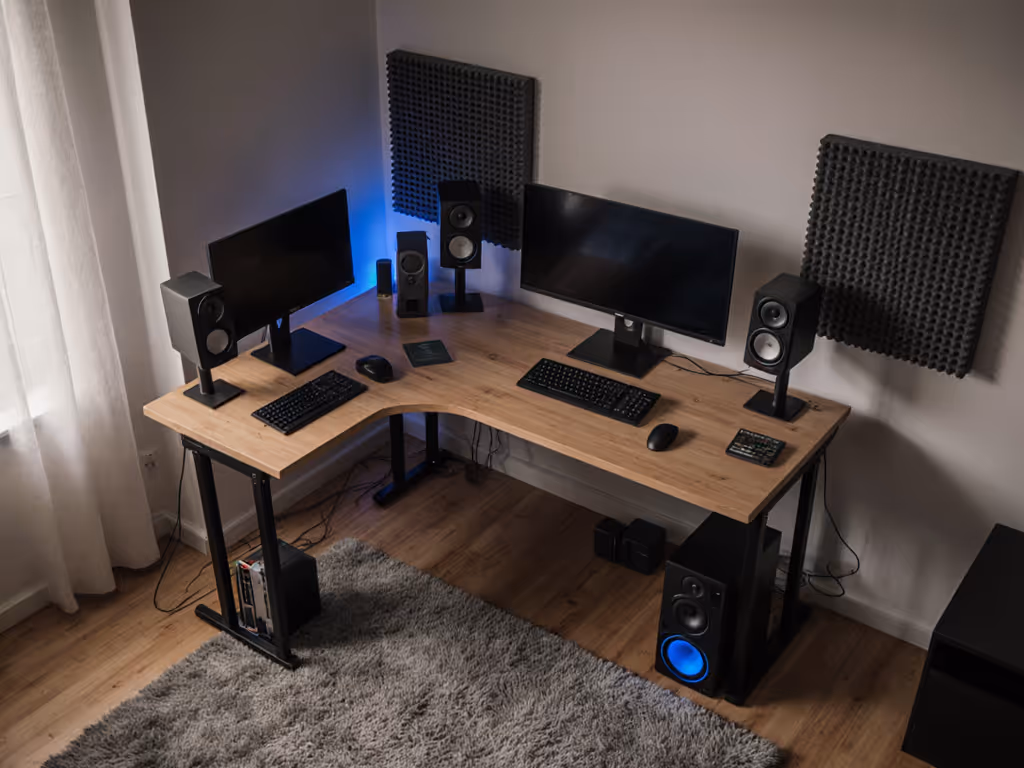 apartment_home_studio_desk_with_monitors_on_isolation_pads_and_light_acoustic_treatment