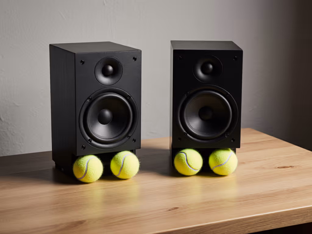 producer_using_tennis_balls_under_studio_monitors_on_a_small_desk
