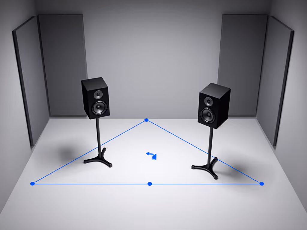 monitor_placement_triangle_showing_ideal_speaker_positioning_in_small_room