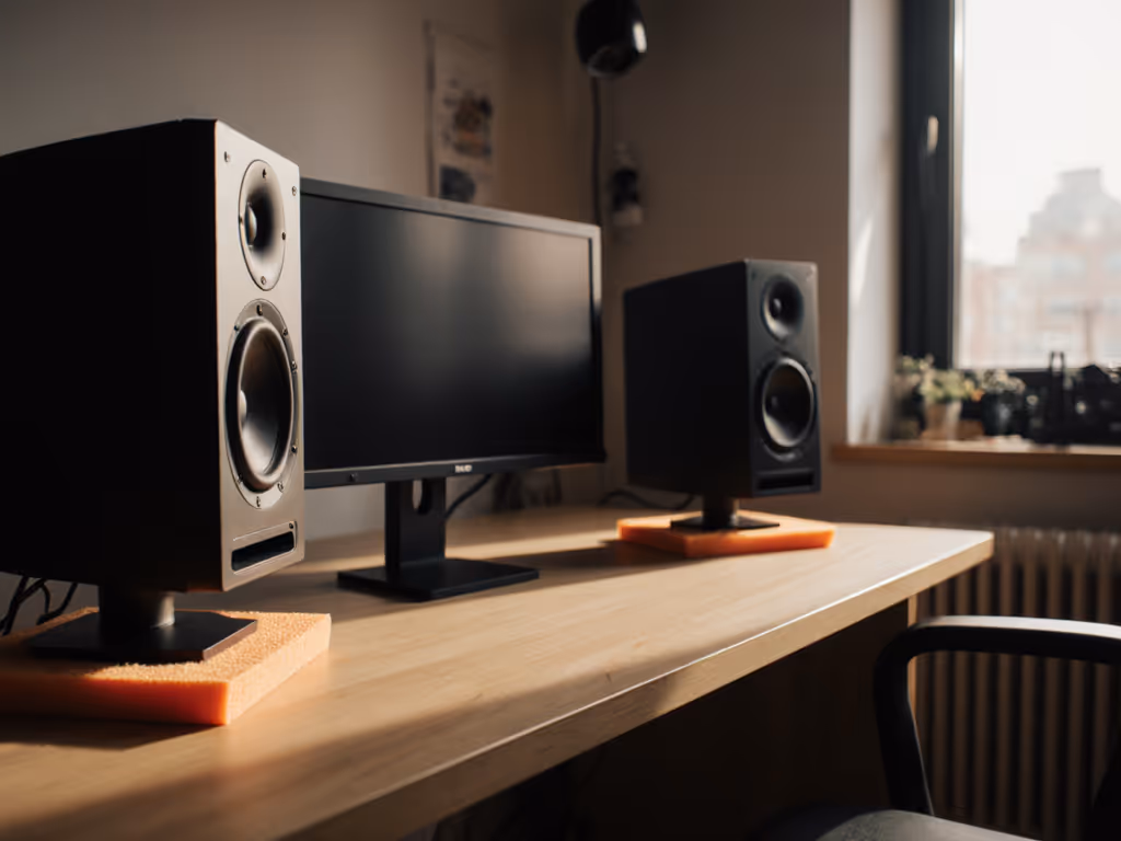 apartment_studio_setup_with_vibration-isolated_monitors_on_desk