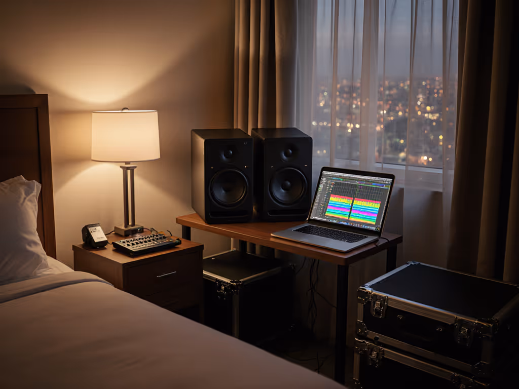 Travel-Ready Powered Studio Monitors Tested